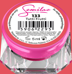 133 Kolorowy lakier żelowy Semilac Tutti Frutti 5ml