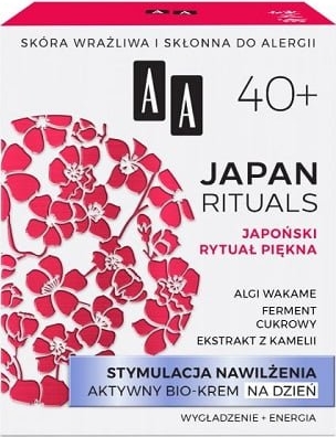 AA Japan Rituals 40+ stymulacja nawilżenia aktywny bio-krem na dzień 50ml