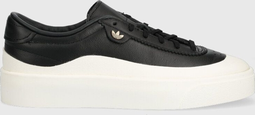 adidas Originals sneakersy skórzane Nucombe H06383 kolor czarny H06383-CZARNY