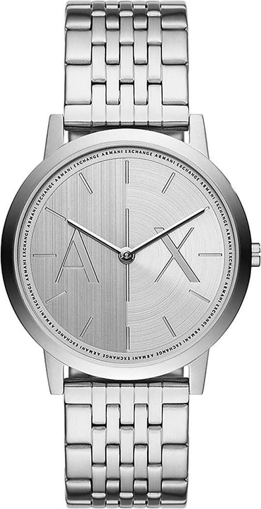 Armani Exchange zegarek męski kolor srebrny
