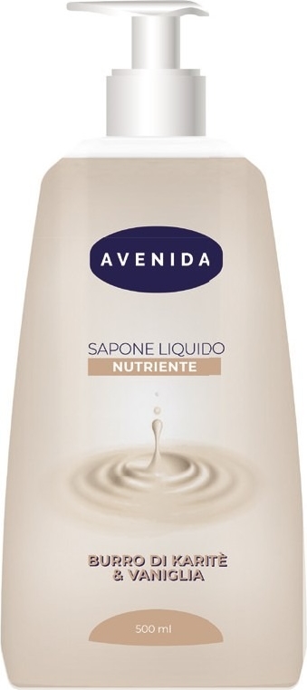 Avenida, odżywcze mydło w płynie z masłem shea i wanilią, 500 ml