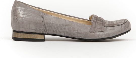 Baleriny Zapato z zamszu z płaską podeszwą w stylu vintage