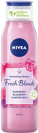 Beiersdorf NIVEA Fresh Blends Żel pod prysznic Malina i Borówka, 300ml