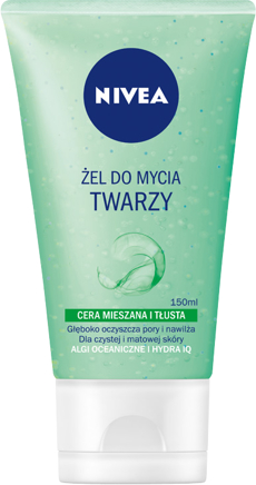Beiersdorf NIVEA Żel do mycia twarzy cera mieszana i tłusta, 150ml