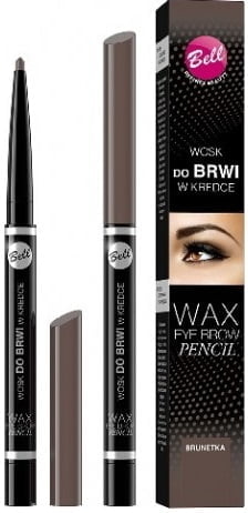 Bell Wax Eyebrow Pencil wosk do brwi w kredce 03 Brunetka 12ml