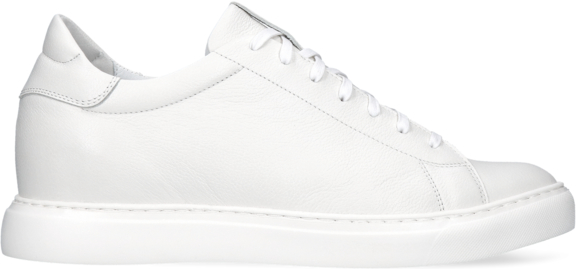 Białe sneakersy podwyższające, buty ze skóry, Conhpol Dynamic, SH2682-01