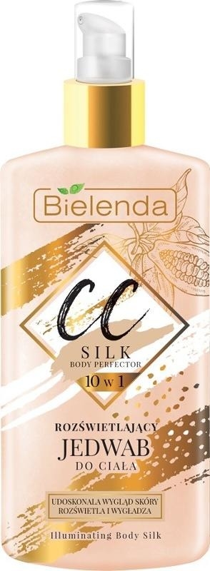 Bielenda, CC Body Perfector, 10w1, Silk Jedwab do ciała rozświetlający, 150 ml