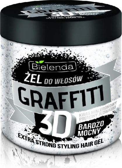 Bielenda, Graffiti 3D, żel do układania włosów, bardzo mocny, 250 ml
