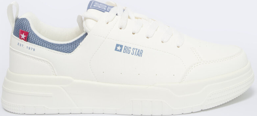 Big Star Sneakersy męskie ze skóry ekologicznej beżowe NN174150 801