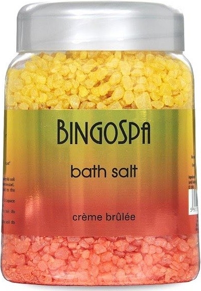 BingoSpa Bath Salt Creme Brulee - Sól do kąpieli 850g