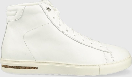 Birkenstock sneakersy skórzane Bend Mid kolor biały