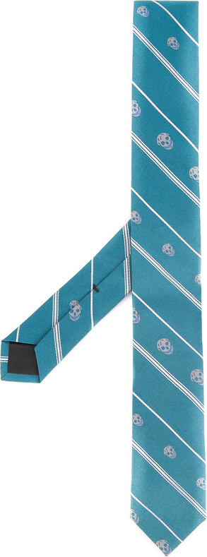 Błękitny krawat Alexander McQueen