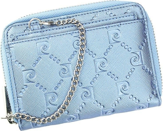 Błękitny portfel pierre cardin