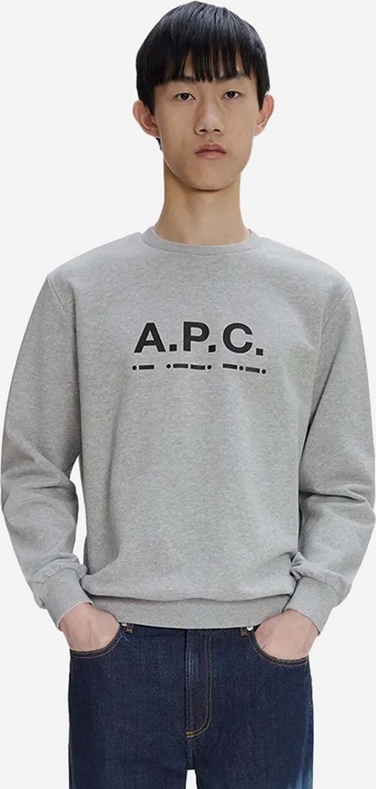 Bluza A.P.C. z nadrukiem z bawełny