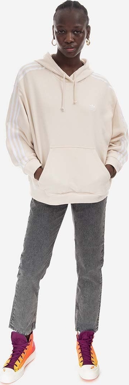 Bluza Adidas Originals z bawełny w sportowym stylu z kapturem