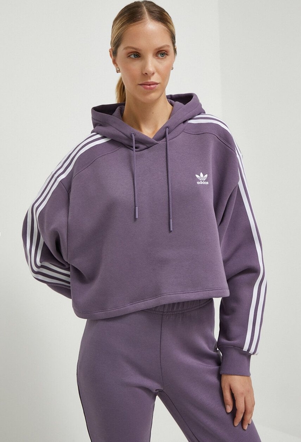 Bluza Adidas Originals z kapturem krótka