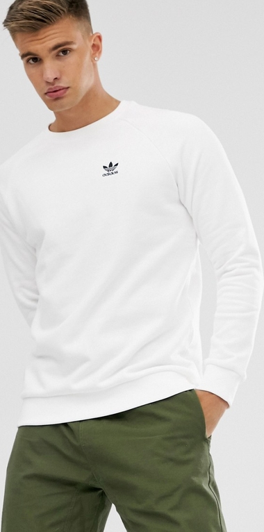 Bluza Adidas Originals z nadrukiem w sportowym stylu z dresówki