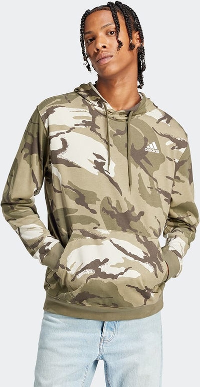Bluza Adidas w militarnym stylu z bawełny
