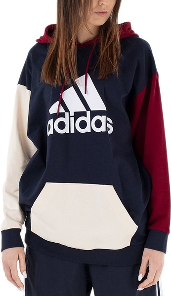 Bluza Adidas w stylu klasycznym z bawełny z kapturem