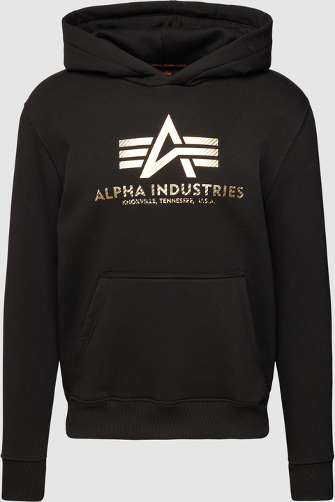 Bluza Alpha Industries w młodzieżowym stylu z bawełny z nadrukiem