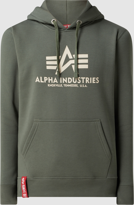 Bluza Alpha Industries z bawełny z nadrukiem w młodzieżowym stylu