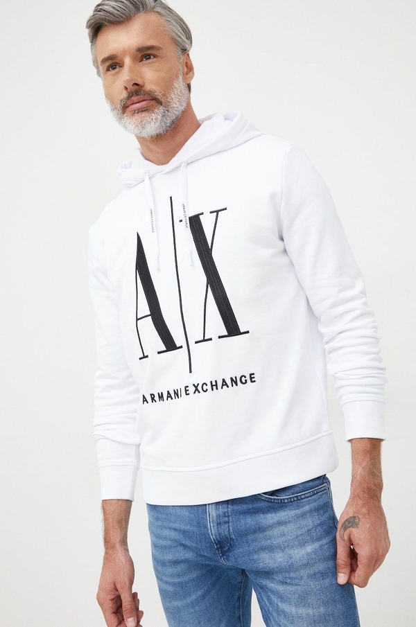 Bluza Armani Exchange z dzianiny w młodzieżowym stylu