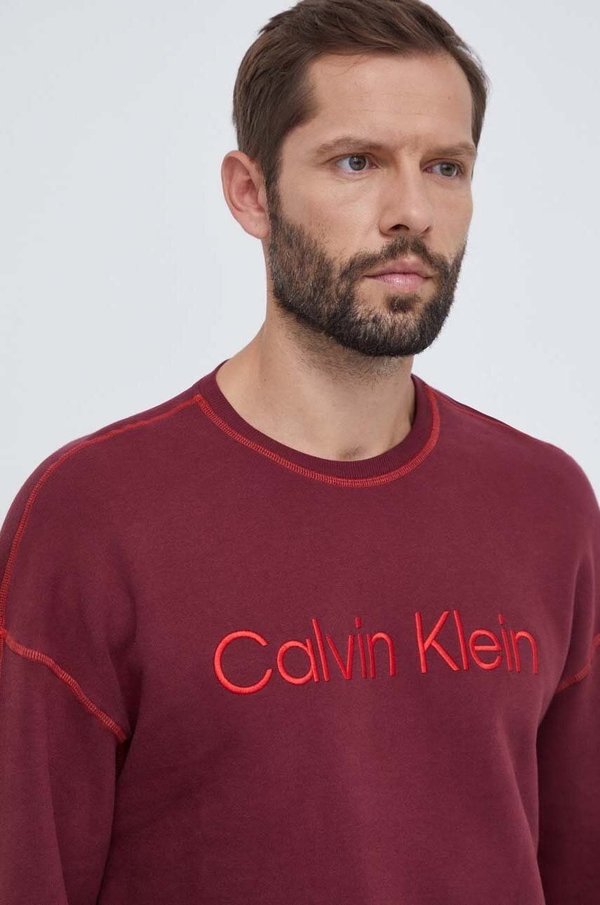 Bluza Calvin Klein Underwear w młodzieżowym stylu z nadrukiem z bawełny
