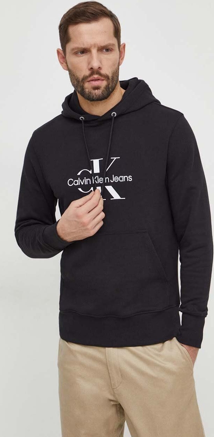 Bluza Calvin Klein w młodzieżowym stylu z bawełny z nadrukiem