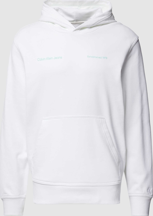 Bluza Calvin Klein w młodzieżowym stylu z nadrukiem z bawełny