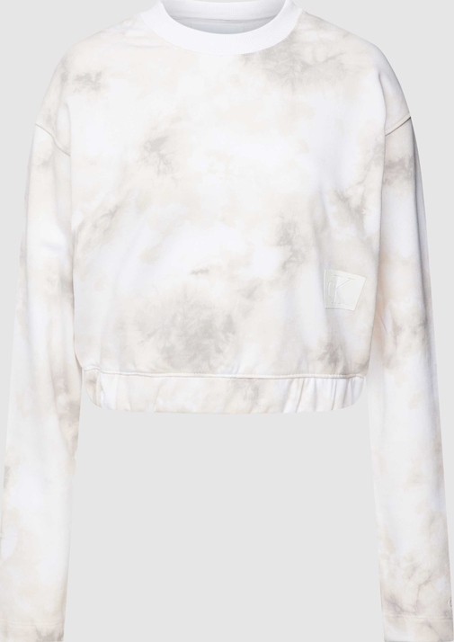 Bluza Calvin Klein z bawełny krótka