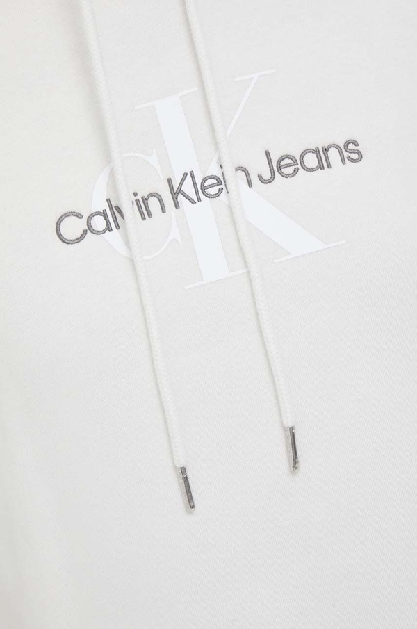Bluza Calvin Klein z bawełny z kapturem w młodzieżowym stylu