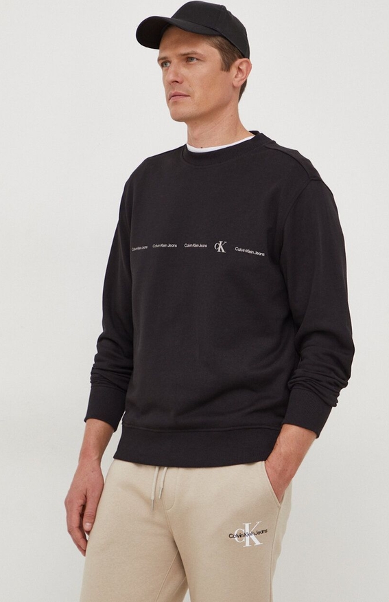 Bluza Calvin Klein z bawełny z nadrukiem