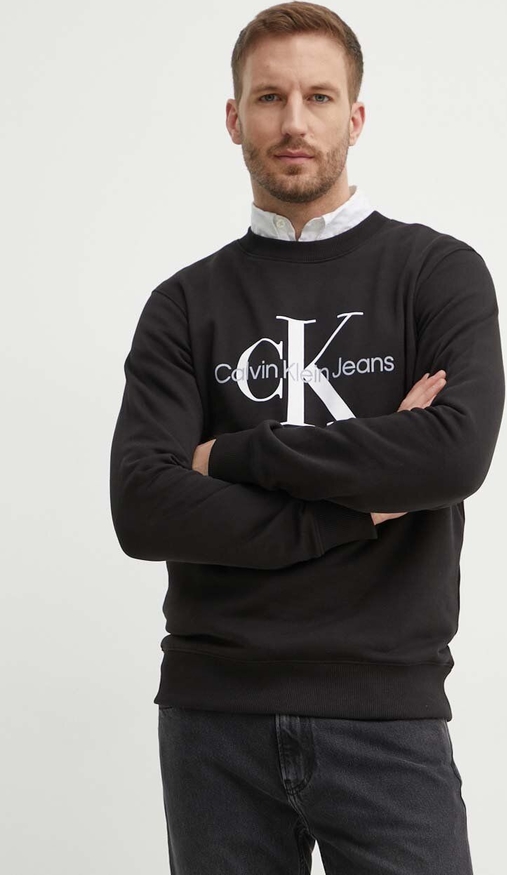 Bluza Calvin Klein z nadrukiem z bawełny