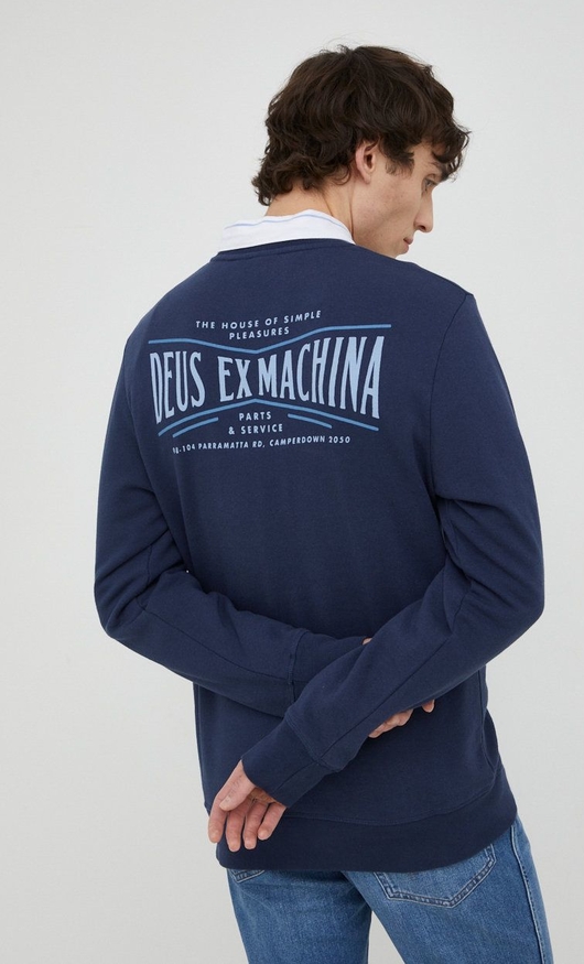 Bluza Deus Ex Machina z nadrukiem z bawełny