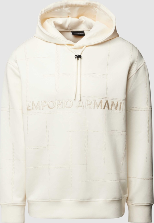 Bluza Emporio Armani z bawełny z kapturem