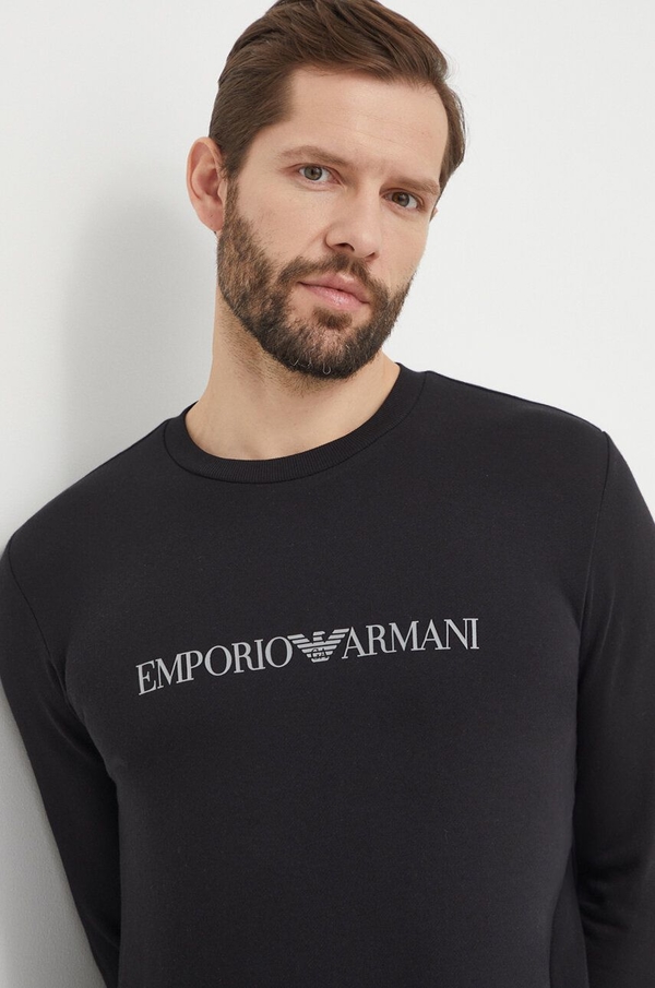Bluza Emporio Armani z nadrukiem w młodzieżowym stylu
