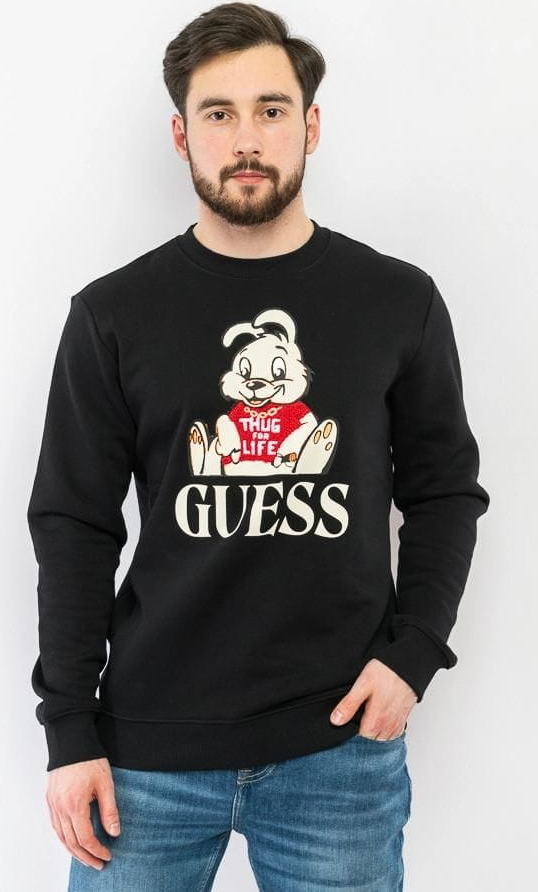 Bluza Guess w młodzieżowym stylu z bawełny