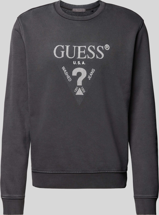 Bluza Guess w młodzieżowym stylu z nadrukiem
