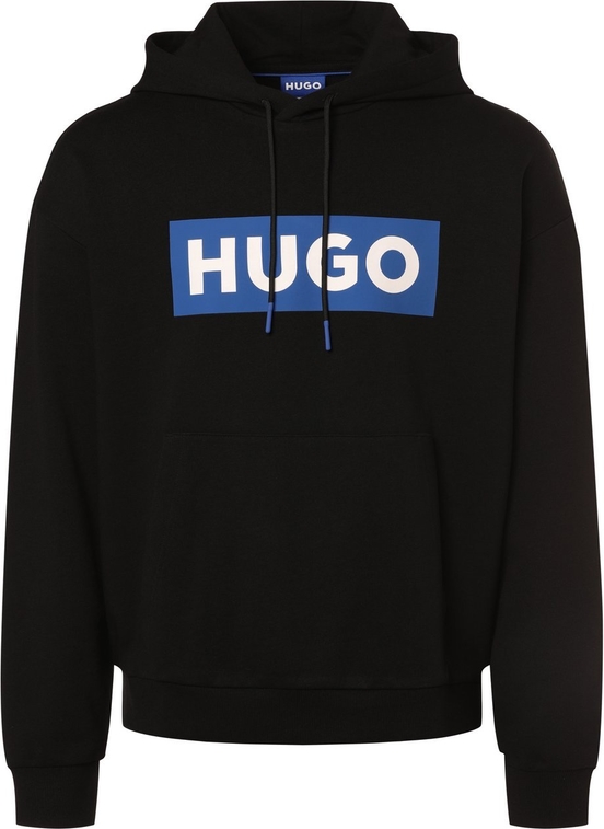 Bluza Hugo Blue z bawełny w młodzieżowym stylu z nadrukiem