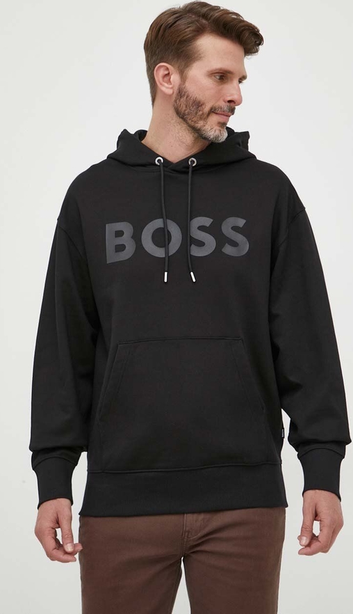 Bluza Hugo Boss w młodzieżowym stylu z bawełny z nadrukiem
