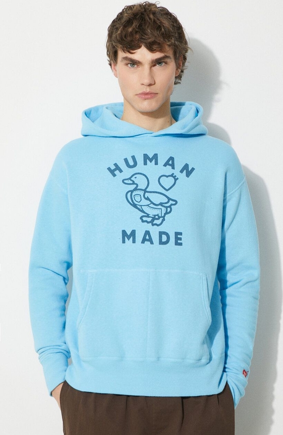 Bluza Human Made z nadrukiem z bawełny w młodzieżowym stylu