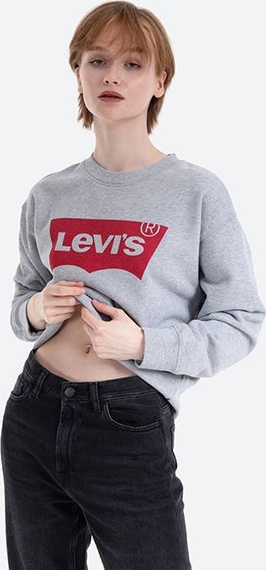 Bluza Levis krótka w młodzieżowym stylu bez kaptura