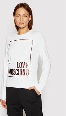 Bluza Love Moschino krótka w młodzieżowym stylu