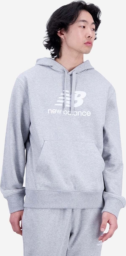 Bluza New Balance w młodzieżowym stylu z bawełny z nadrukiem