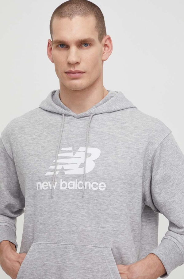 Bluza New Balance w młodzieżowym stylu z nadrukiem