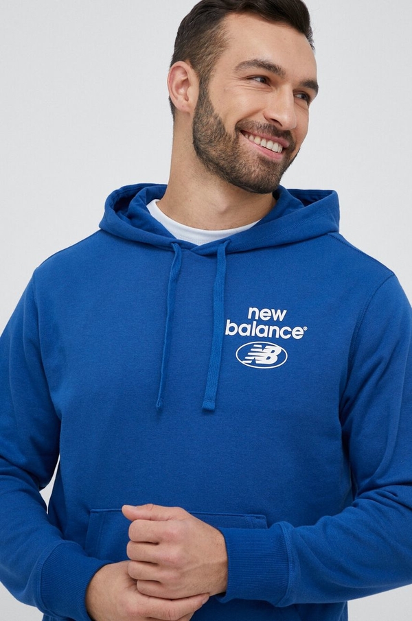 Bluza New Balance w sportowym stylu z nadrukiem