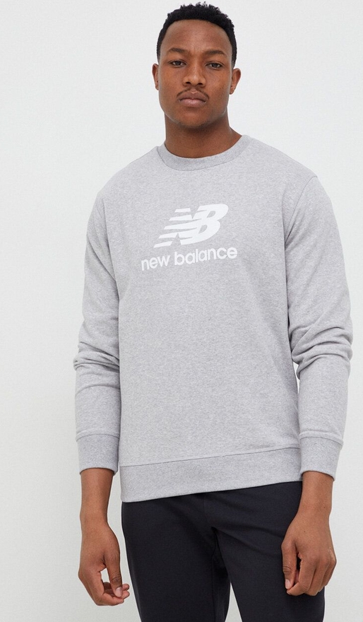 Bluza New Balance z bawełny w sportowym stylu