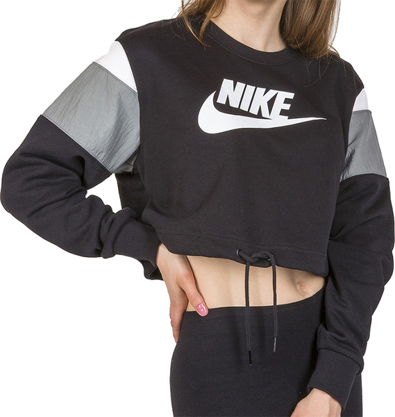 Bluza Nike z dzianiny krótka w sportowym stylu