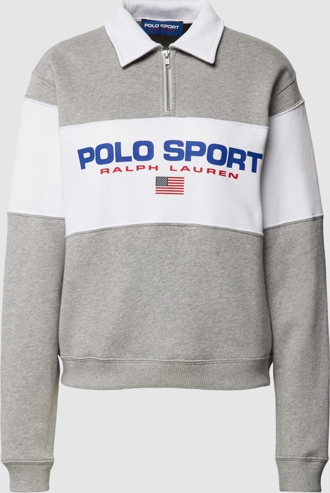 Bluza Polo Sport krótka z bawełny w sportowym stylu