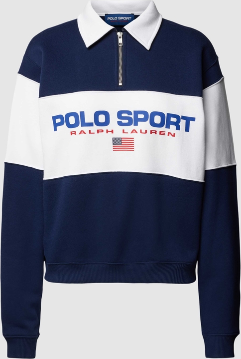 Bluza Polo Sport w sportowym stylu krótka z bawełny
